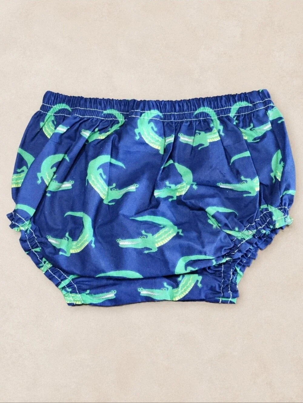 Pottery Barn Baby Alligator Diaper Cover Bloomers 12-24M NWT